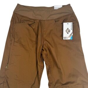Black Diamond Notion SP Pants Womens Small Brown Organic Cotton Jogger New